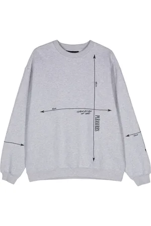 Pleasures Intersection drop-shoulder sweatshirt