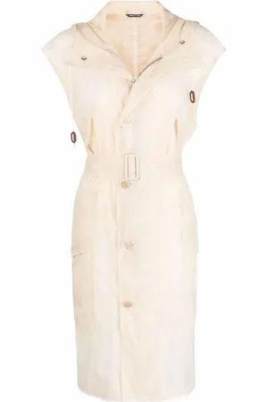 Maison Margiela Belted hooded trench coat