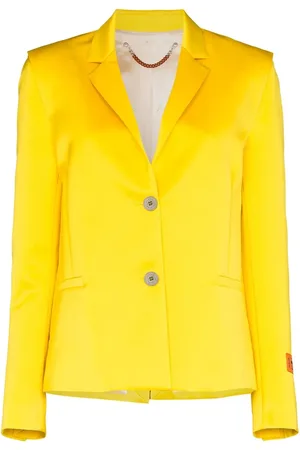 Heron Preston Mikado single-breasted blazer
