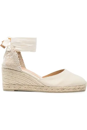 Castaner Carina lace-up wedge espadrilles