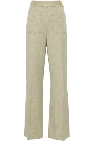 Victoria Beckham Alina speckle-knit trousers