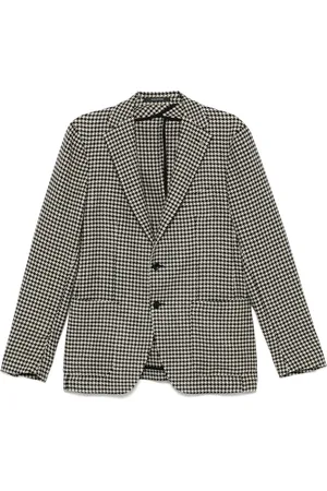 TAGLIATORE Houndstooth-pattern blazer