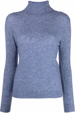 LISKA Cashmere-silk roll-neck jumper