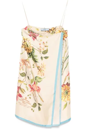 Prada Silk twill mini dress
