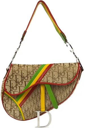 Dior 2004 Rasta Trotter Saddle shoulder bag