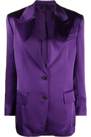 Tom Ford Single-breasted satin-finish blazer
