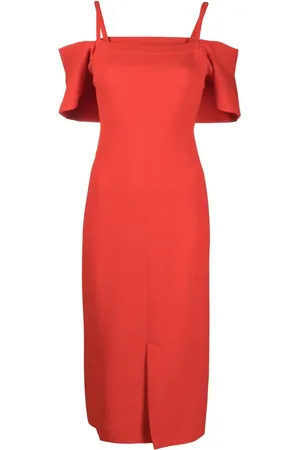 Victoria Beckham Off-shoulder midi dress