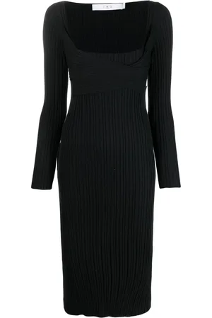 IRO Ribbed-knit midi dress