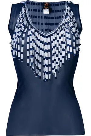 Jean Paul Gaultier Sheer fringed blouse
