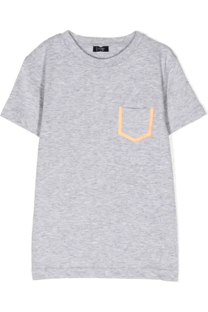 Il gufo Contrasting-trim cotton T-shirt