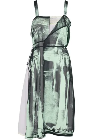 Maison Margiela Freeze-frame silk dress