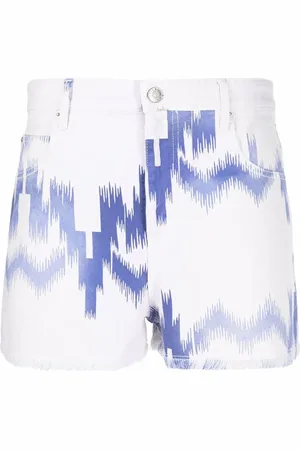 Isabel Marant Lesiao woven-print shorts