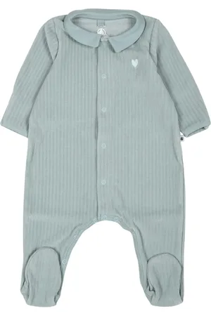 Petit Bateau Velour cotton pajamas