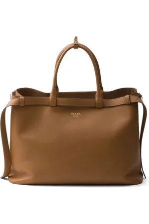 Prada Double-belt leather handbag