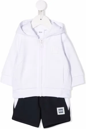 HUGO BOSS Logo-print cotton tracksuit set