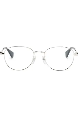 Cartier Logo-engraved round-frame glasses