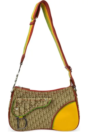 Dior 2004 Rasta Trotter Saddle shoulder bag