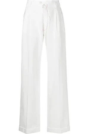 Maison Margiela High-waisted straight-leg trousers
