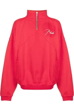 Rhude Embroidered half-zip sweatshirt