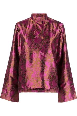 Destree Paavo jacquard satin shirt