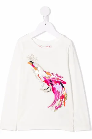 BONPOINT Sequin-embroidered longsleeved top