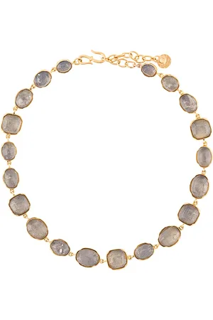 Goossens Cabochons embellished necklace