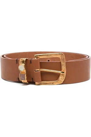 NICK FOUQUET Embellished-detail leather belt