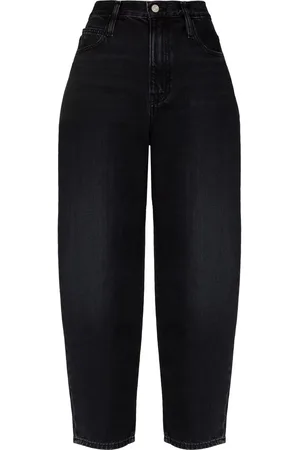 Frame High-waisted straight-leg jeans
