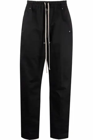 Rick Owens Drop-crotch drawstring trousers