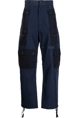 WHITE MOUNTAINEERING Multi-pocket cotton-blend parachute trousers