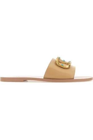 VALENTINO GARAVANI VLogo leather slippers