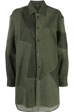 Etro Long-sleeved panelled shirt