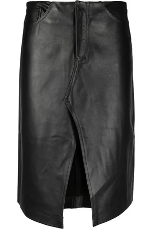 Eytys Leather midi skirt