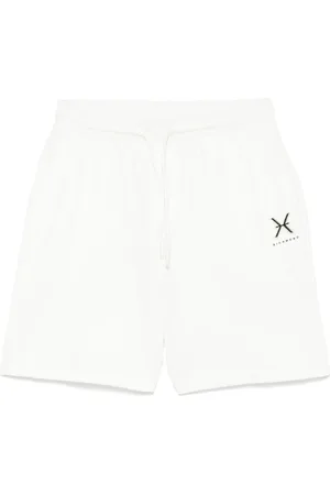 John Richmond Logo-patch shorts