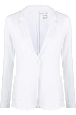 Majestic Single-breasted fitted blazer