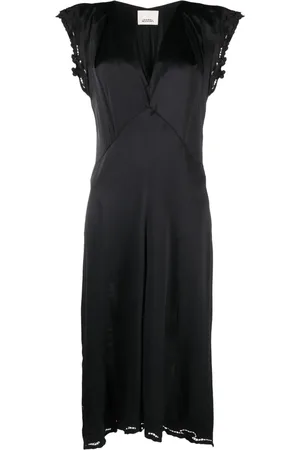 Isabel Marant Jordina satin midi dress