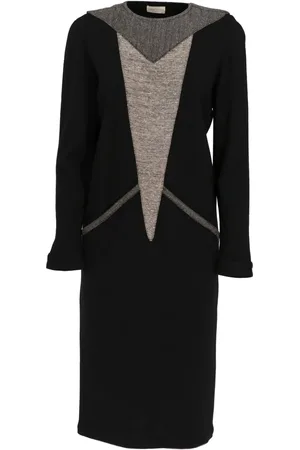 VERSACE 1970s panelled dress