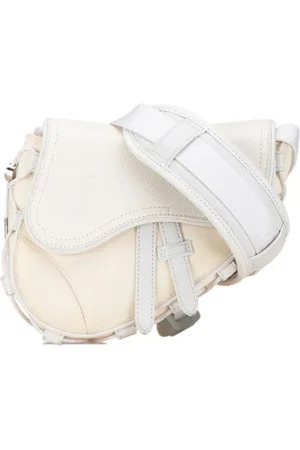 Dior 2021 Sacai Technical Fabric and Leather Saddle crossbody bag