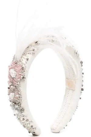 Maison Ava Fiorella bead-embellished headband