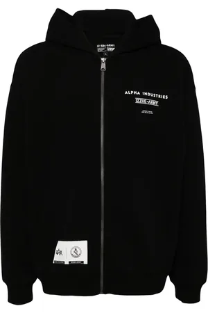Izzue Logo-printed hooded jacket