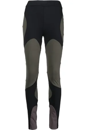HELIOT EMIL Logo-print two-tone leggings