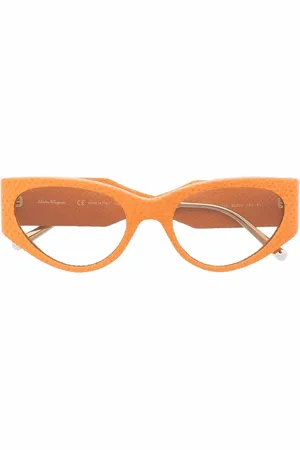 Salvatore Ferragamo Cat-eye tinted sunglasses