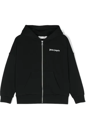 Palm Angels Logo-print cotton hoodie