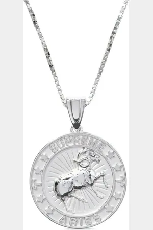 Supreme X Jacob&Co Zodiac Aries sterling pendant necklace
