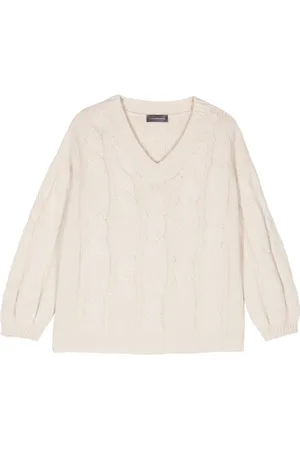 LORENA ANTONIAZZI Cable-knit sweater