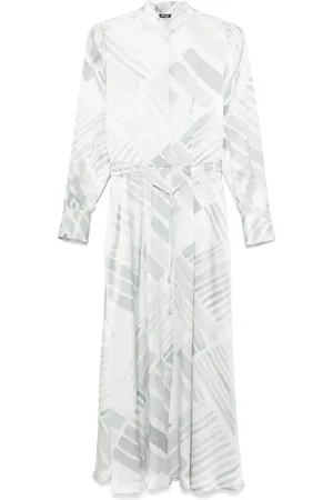 Kiton Abstract-print maxi dress