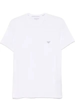 Emporio Armani Logo-embroidered T-shirt