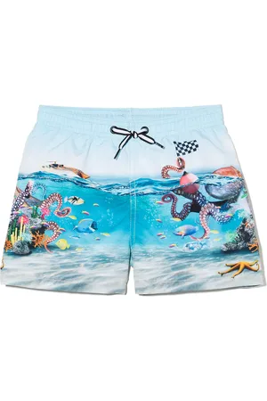 Molo Graphic-print swim shorts