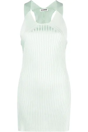 Jil Sander Sleeveless ribbed-knit top