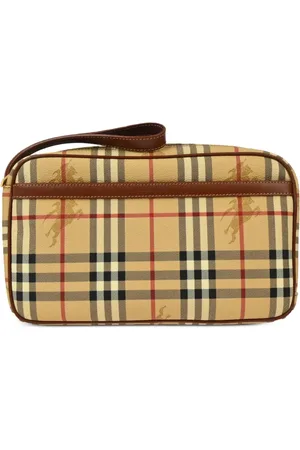 Burberry 1990-2000s House Check clutch bag